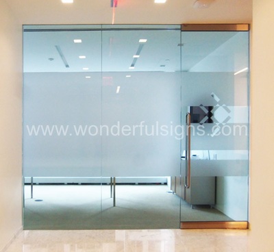 Frosted Office Glass Doors