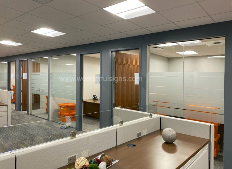 frosted office glass